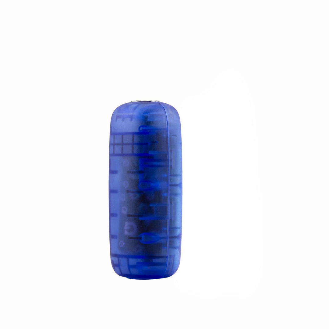 Blue translucent G Pen 510 Original rear view showing the translucent housing