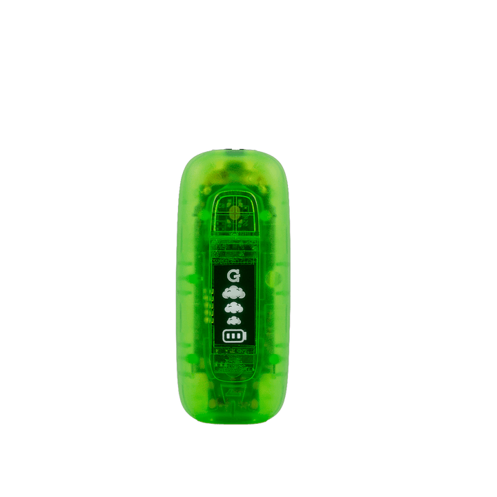 G Pen 510 Original vaporizer battery in neon green translucent finish, compact 510-thread device shown upright