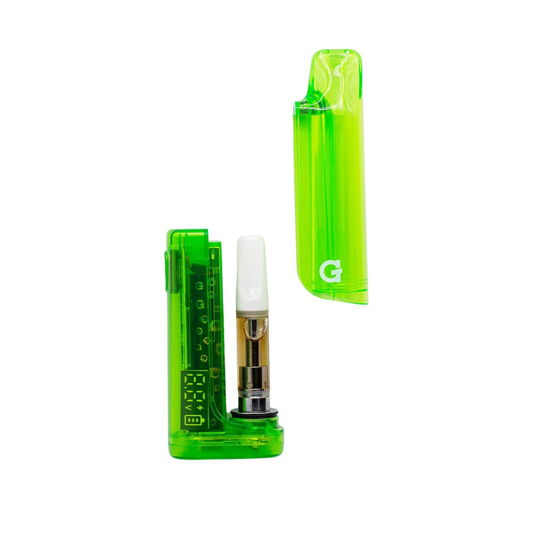 green vape battery G Pen Hydout Neon Green Translucent — Retro Collection 510 Battery | G Pen – G Pen
