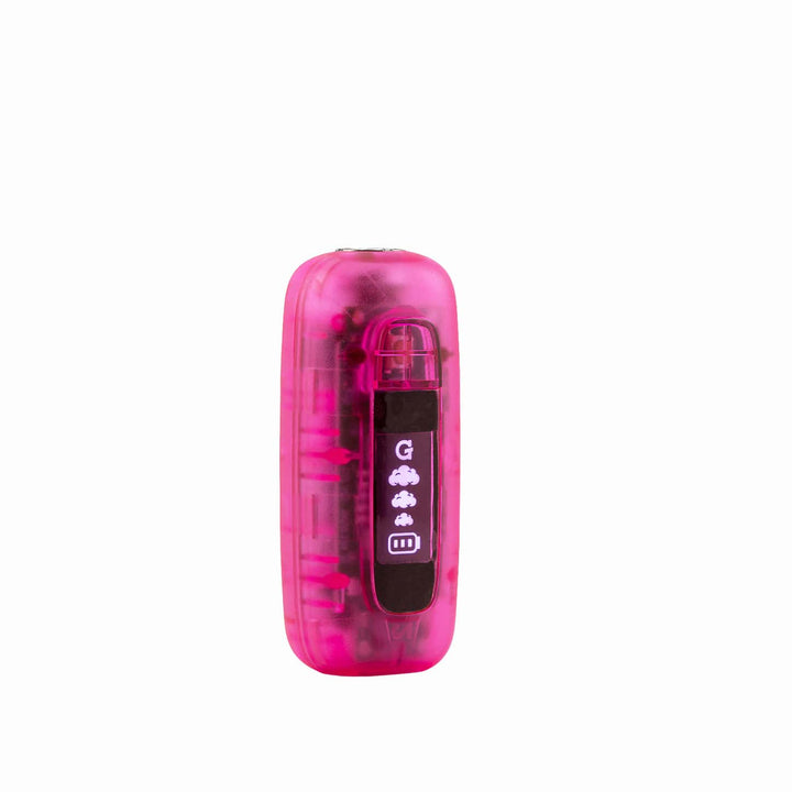 Pink translucent G Pen 510 Original with a 510 cartridge attached