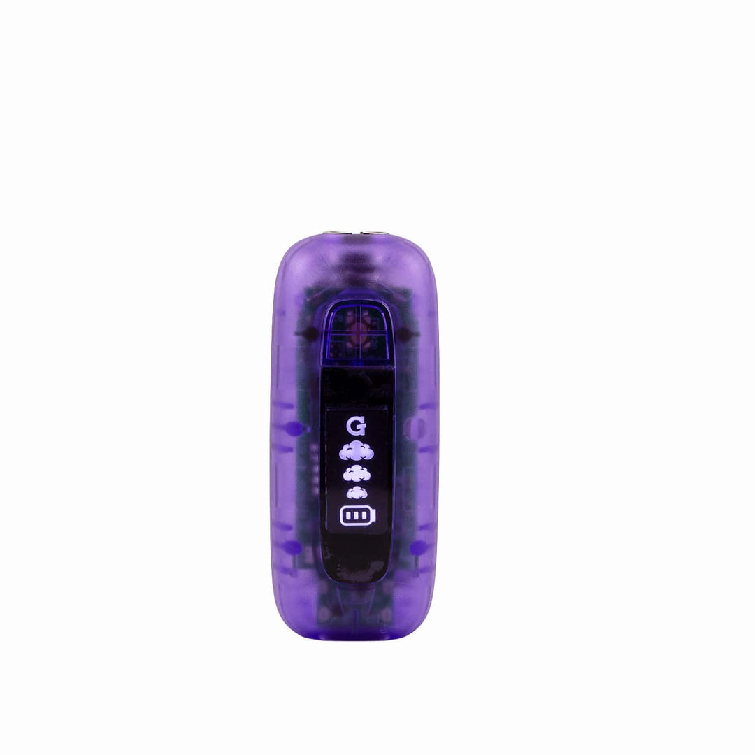 G Pen 510 Original vaporizer battery in purple translucent finish, compact 510-thread device shown upright