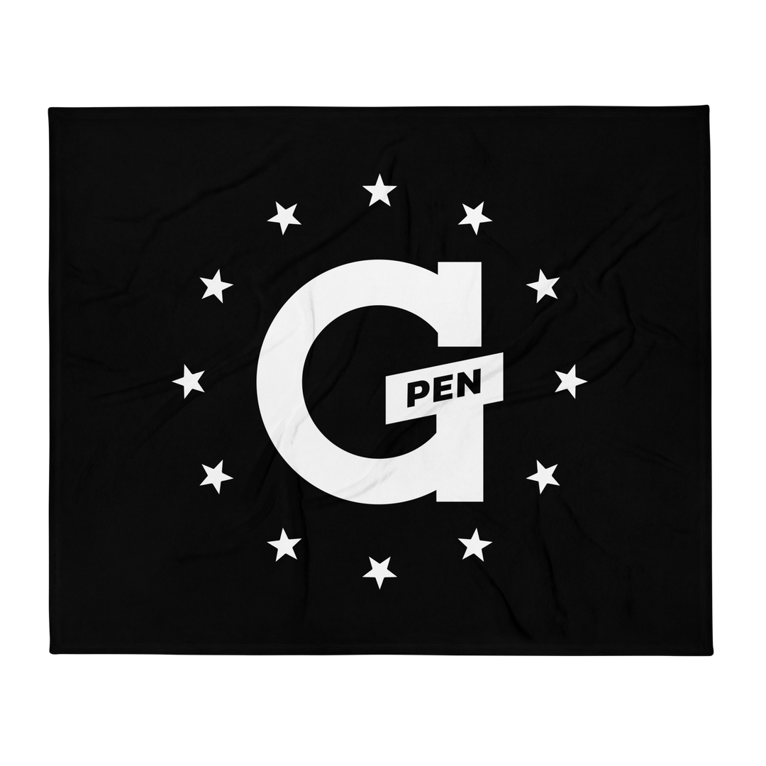 G Pen "Stars" Throw Blanket