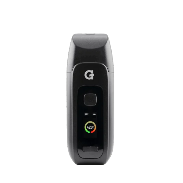 G Pen Dash+ portable dry herb vaporizer, front view