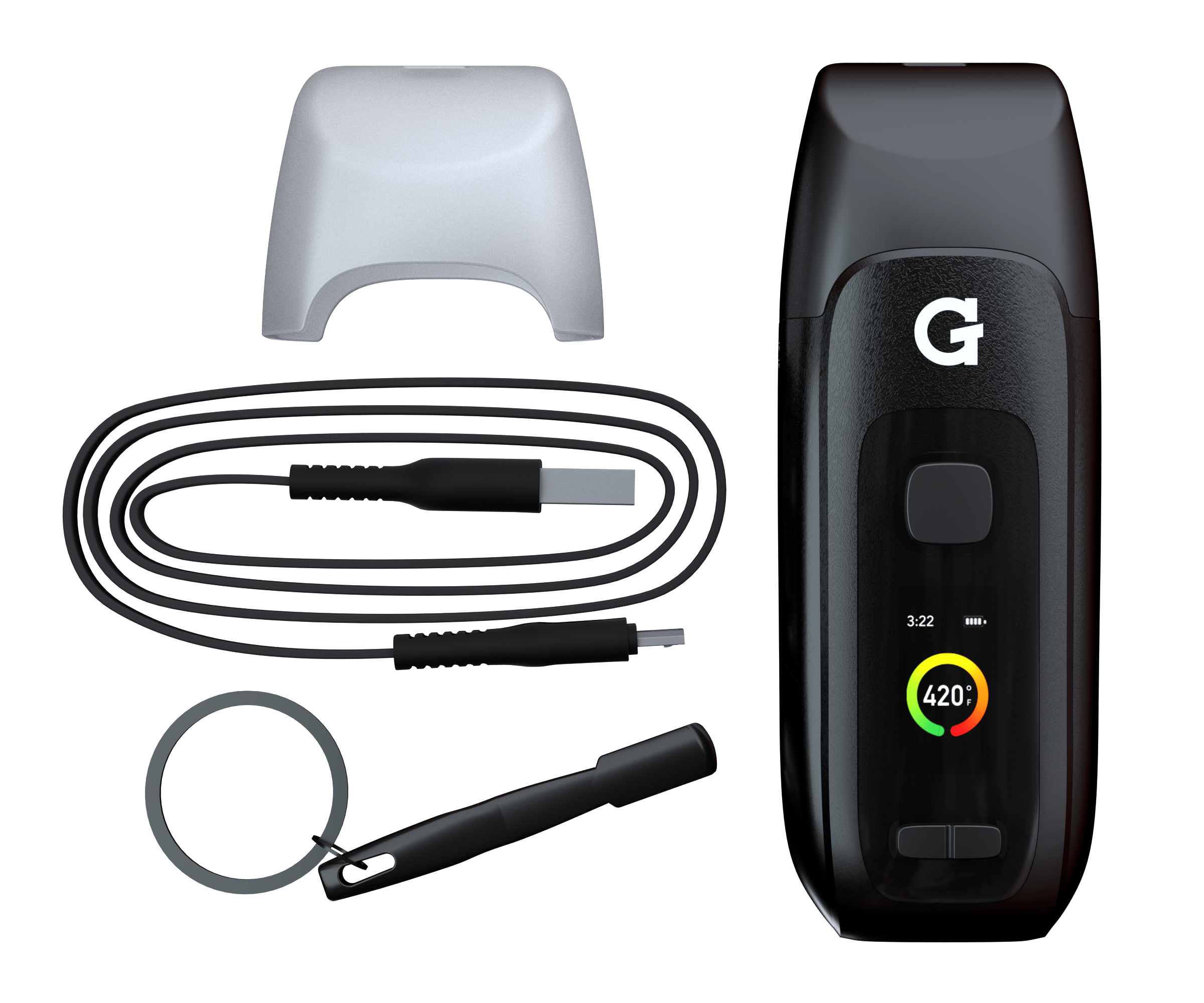 G Pen Dash+ dry herb vaporizer, lifestyle view
